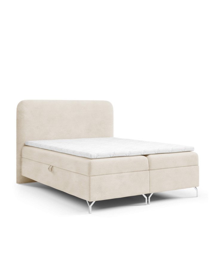 Gomez continental bed 200x200, upholstered, mattresses, mattress with cover, container - Image 4
