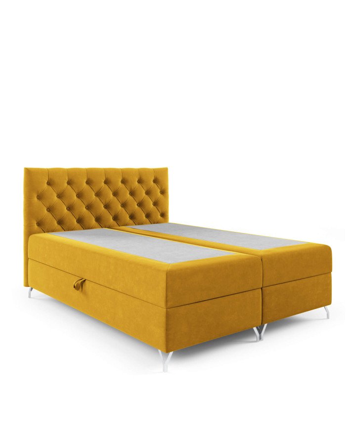 Guliette continental bed 180x200, upholstered, mattresses, mattress with cover, container - Image 2