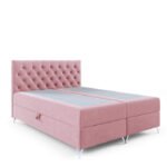 Guliette continental bed 180x200, upholstered, mattresses, mattress with cover, container