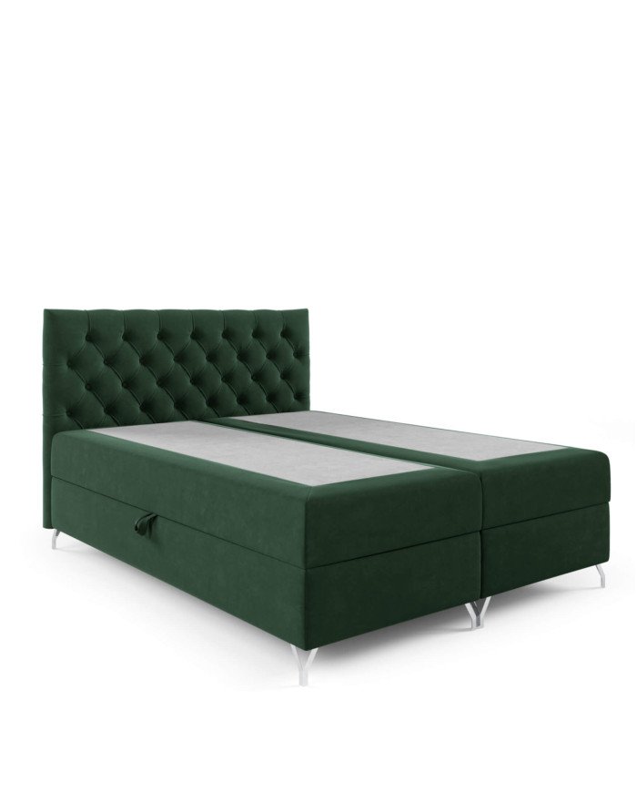 Guliette continental bed 180x200, upholstered, mattresses, mattress with cover, container - Image 3