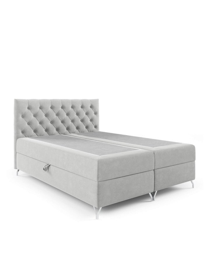 Guliette continental bed 180x200, upholstered, mattresses, mattress with cover, container - Image 4