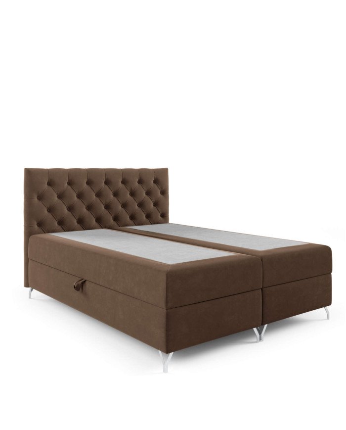 Guliette continental bed 180x200, upholstered, mattresses, mattress with cover, container - Image 5