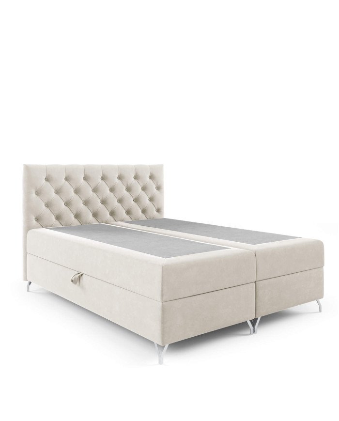 Guliette continental bed 180x200, upholstered, mattresses, mattress with cover, container - Image 6