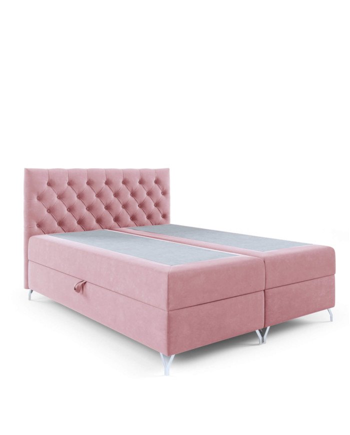 Guliette continental bed 180x200, upholstered, mattresses, mattress with cover, container