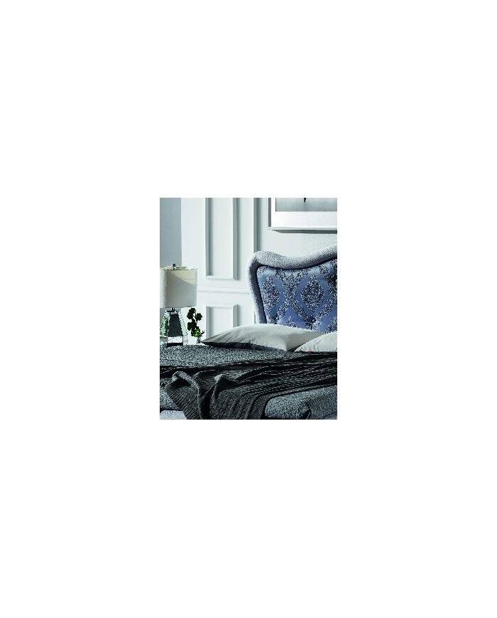 Gusto continental bed 140x200, upholstered, mattress, mattress cover, container - Image 5
