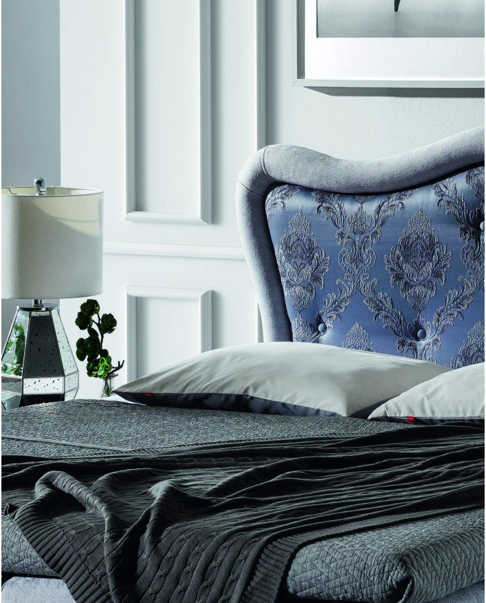 Gusto continental bed 180x200, upholstered, mattress, mattress cover, container - Image 3