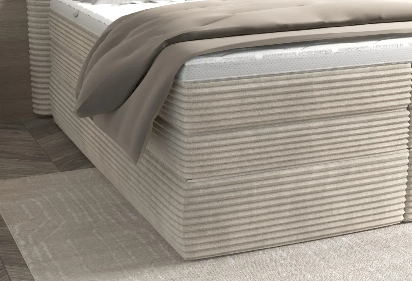 Hudson continental bed 140x200 Gr1 - Image 2