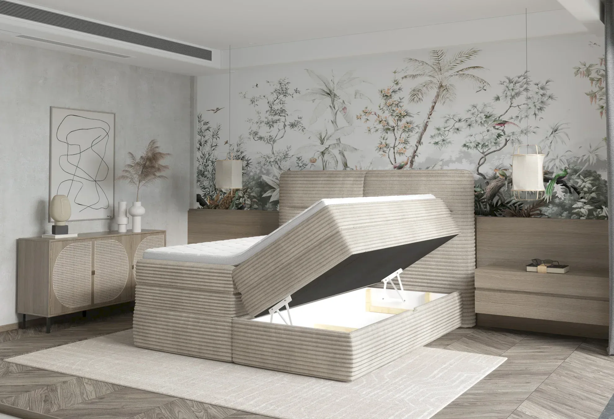 Hudson continental bed 180x200 Gr1 - Image 6