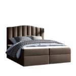 Lindas continental bed 160x200, upholstered, mattresses, mattress with cover, container