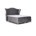 Livia continental bed 120x200, upholstered, mattress, mattress cover, container