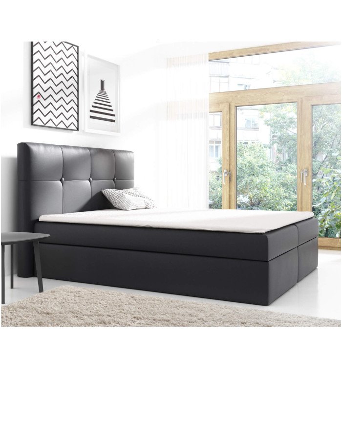 Livorno continental bed 120x200, upholstered, mattress, mattress cover, container