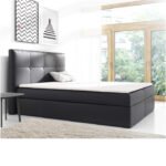 Livorno continental bed 200x200, upholstered, mattress, mattress cover, container