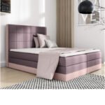Lorice continental bed 200x200, upholstered, mattress, mattress cover, container