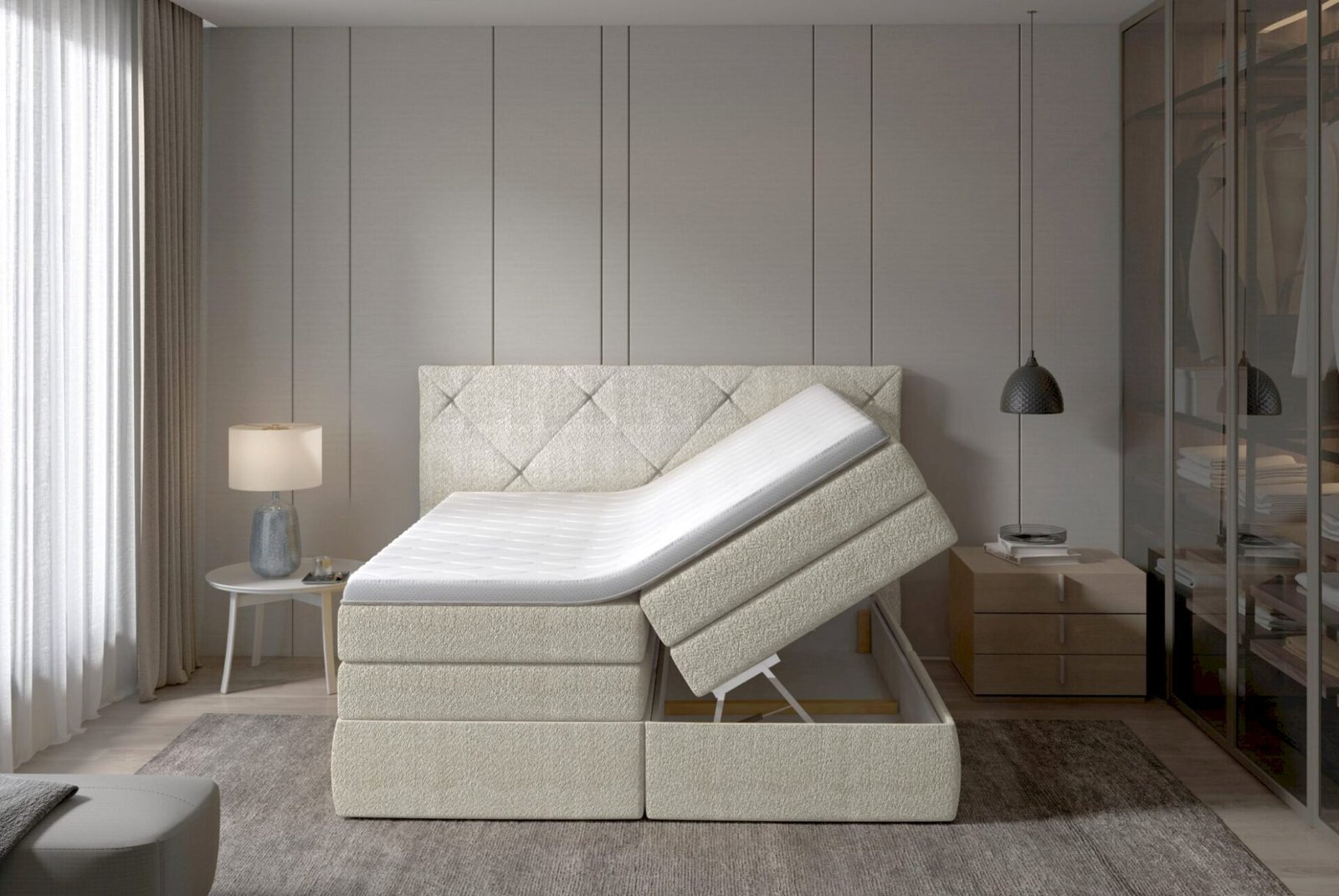 Lungo continental bed 180x200 Gr1 - Image 3