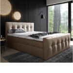 Malibu continental bed 180x200, upholstered, mattress, mattress cover, container