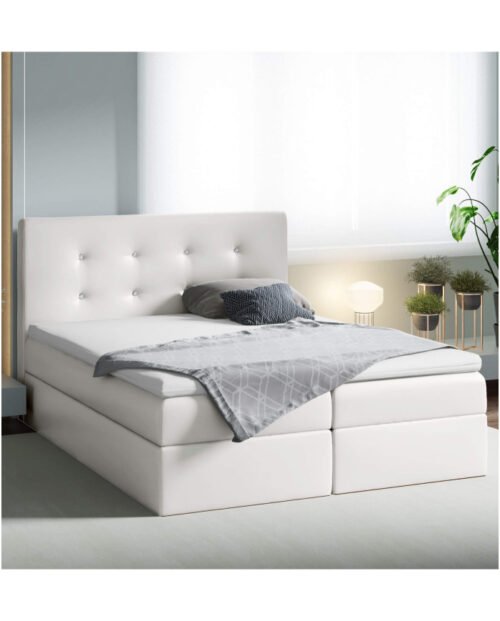 Mezi continental bed 120×200, upholstered, mattresses, mattress with cover, container