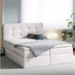Mezi continental bed 160x200, upholstered, mattresses, mattress with cover, container