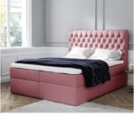 "Monet" continental bed 200x200, upholstered, mattress, mattress cover, container