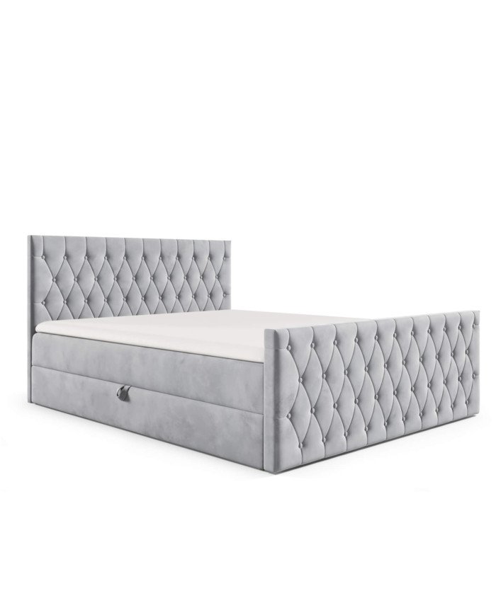 Montana continental bed 120x200, upholstered, mattresses, mattress with cover, container