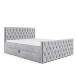 Montana continental bed 140x200, upholstered, mattresses, mattress, mattress cover, container