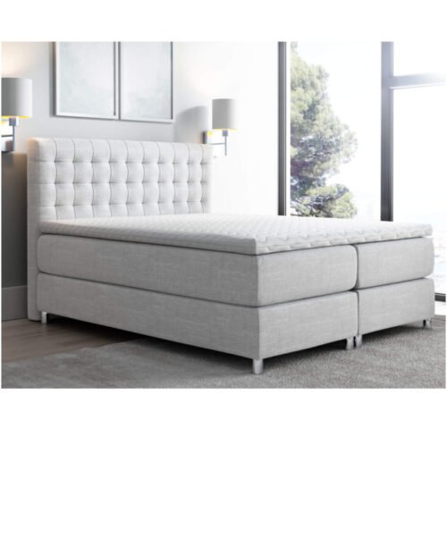 Primo continental bed 120×200, upholstered, with mattress, top layer