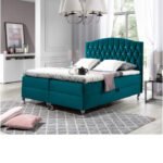 Puerto continental bed 200x200, upholstered, mattress, mattress cover, container