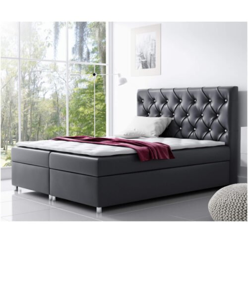 “Roma” continental bed 200×200, upholstered, mattress, mattress cover, container