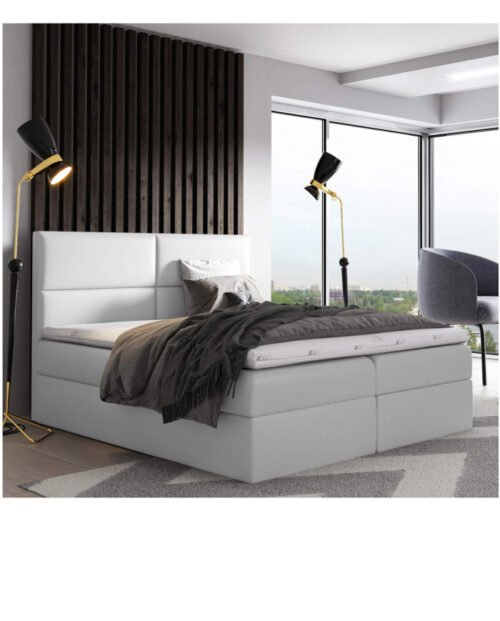 Salsa continental bed 120×200, upholstered, mattress, mattress cover, container