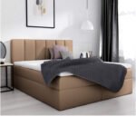 Sora continental bed 140x200, upholstered, mattress, mattress cover, container