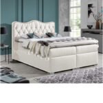 "Sultan" continental bed 120x200, upholstered, mattress, mattress cover, container