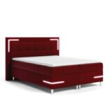 Tango 1 continental bed with lighting, 180x200, upholstered, mattresses, mattress, container