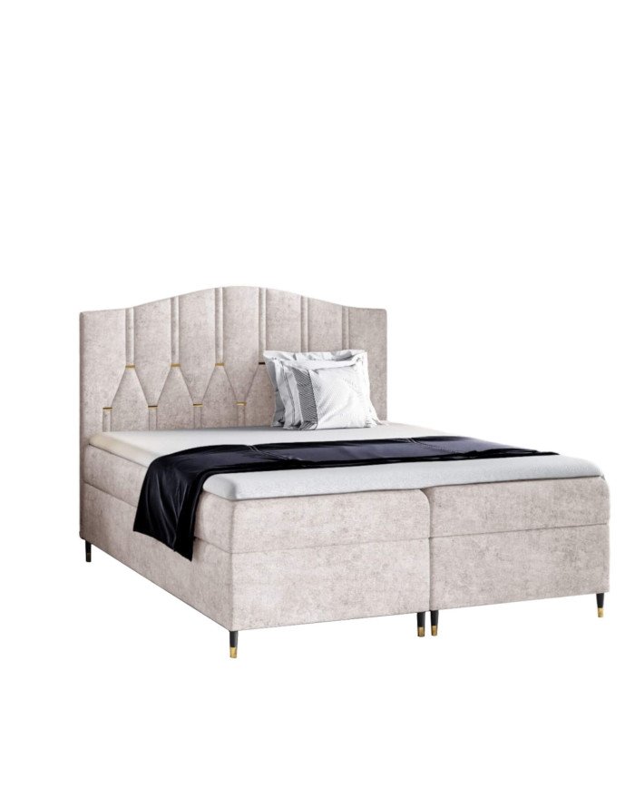 Vegas continental bed 120x200, upholstered, mattresses, mattress topper, container - Image 2