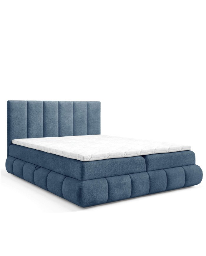 Venezia continental bed 140x200, upholstered, mattresses, mattress with cover, container - Image 5