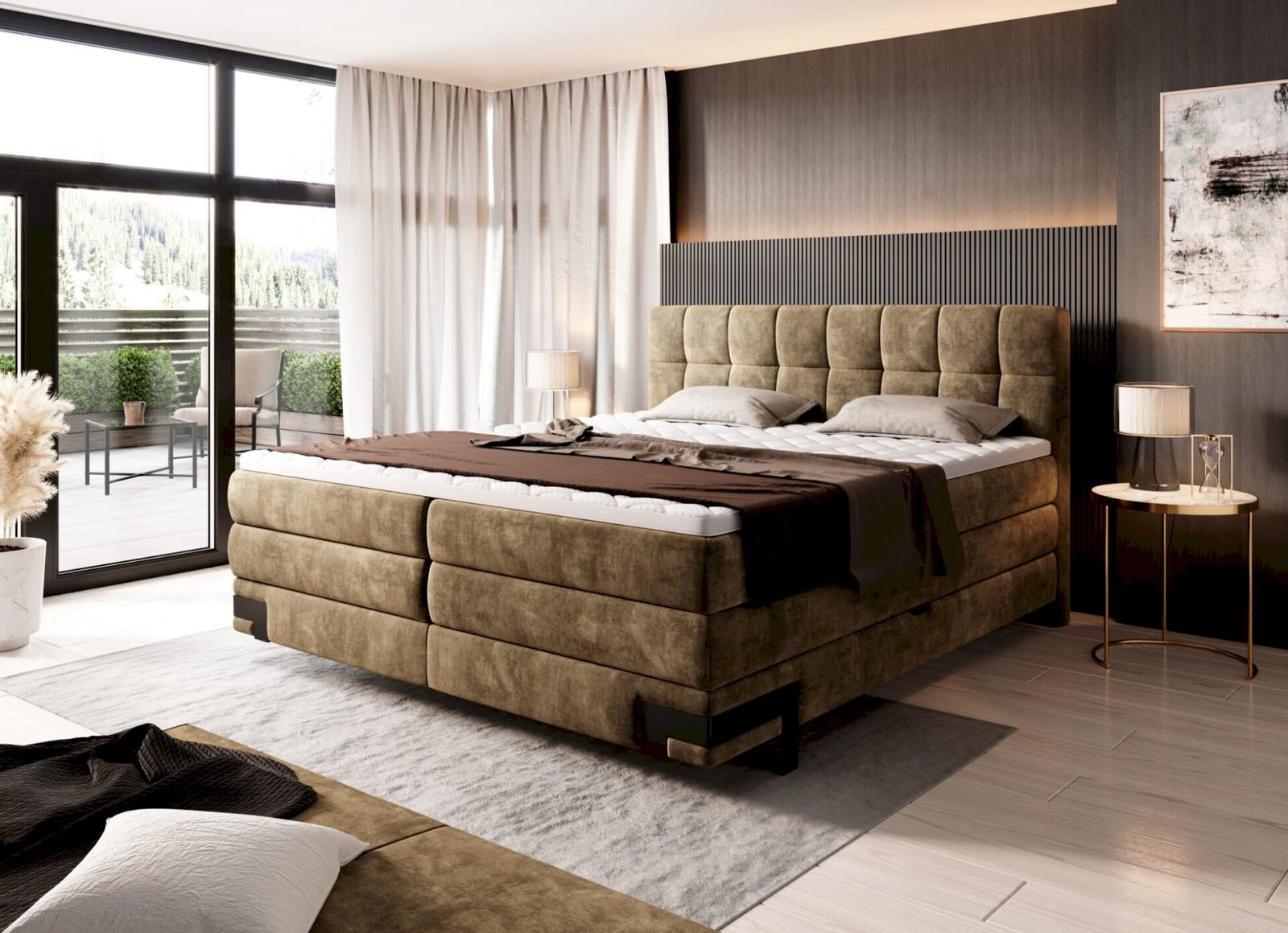 Viano continental bed 140x200 Gr1 - Image 6