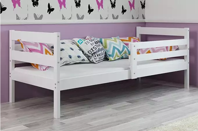 ERYK single youth bed 80x190, white