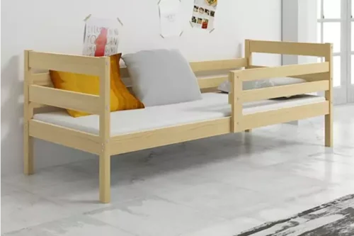 ERYK single youth bed 80×190 with mattress, pine