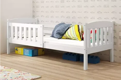 KUBUŚ youth single bed 90×200, white