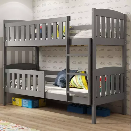 KUBUŚ youth bunk bed 90X200, graphite color