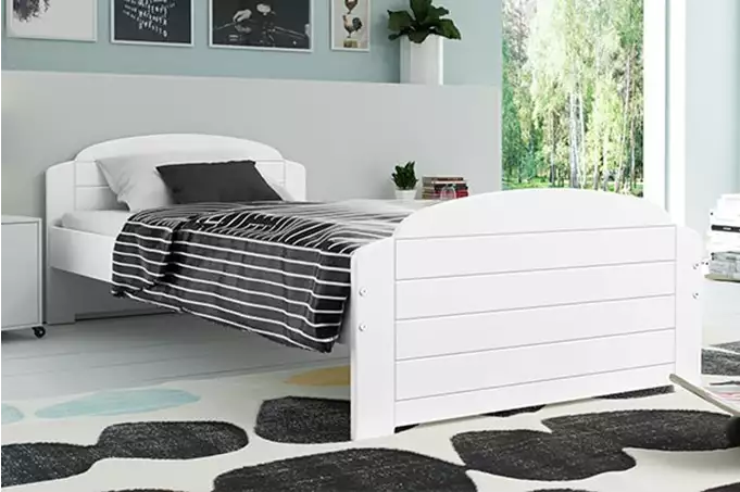 LILI single bed for young people 90x200, white - Image 5