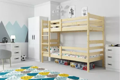 ERYK youth bunk bed 90×190, natural wood