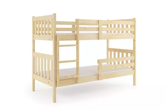 KACPER 90X200 youth bunk bed with mattress, pine - Image 2