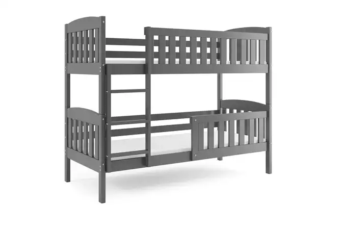 KUBUŚ youth bunk bed 90X200, graphite color - Image 3