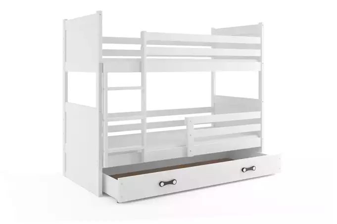 RICO youth bunk bed 90x190 with drawer, white - Image 4