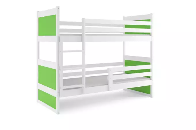 RICO youth bunk bed 90x200, white/green - Image 4