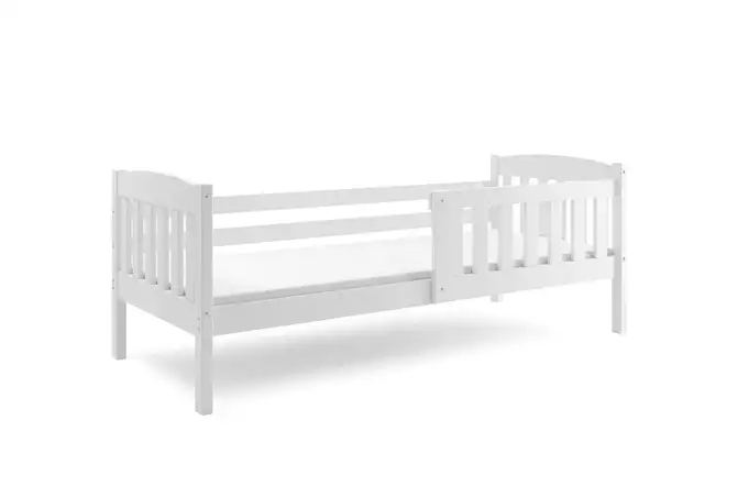 KUBUŚ single youth bed 90x200 with mattress, white - Image 4