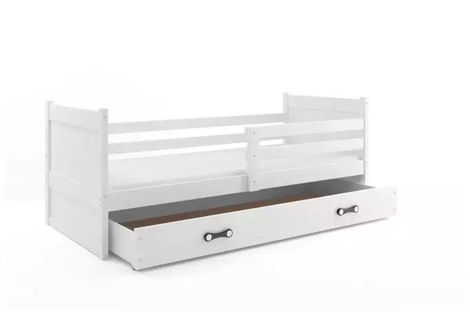 RICO single youth bed 90x190 with drawer, white - Image 4