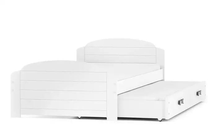 LILI 90x200 youth pull-out bed with drawer, white - Image 4