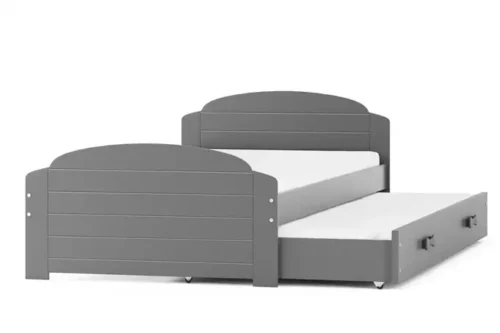 LILI 90X200 youth folding bed with drawer, graphite color