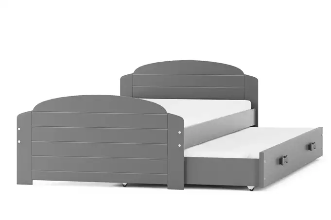 LILI 90X200 youth folding bed with drawer, graphite color