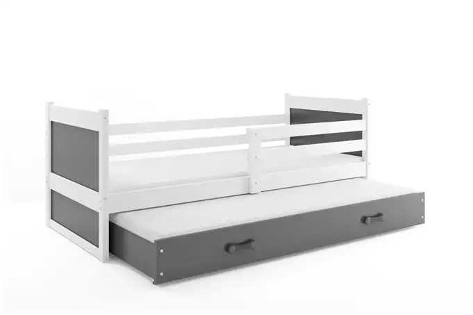 RICO youth folding bed 90x190 with drawer, white/graphite - Image 4